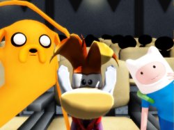 Adventure Time with Rayman Meme Template