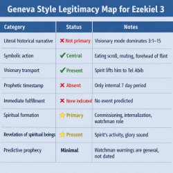 IV. Geneva Style Legitimacy Map for Ezekiel 3 Category	Status	No Meme Template