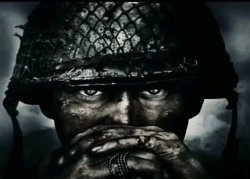 COD WWII thousand yard stare Meme Template
