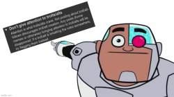 cyborg gata rule Meme Template