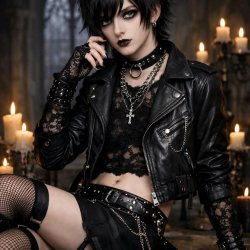 twink goth femboy Meme Template