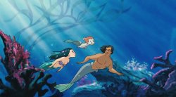 Merfamily Swimming Meme Template