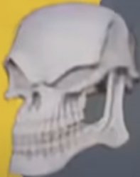 Smiling Skull Meme Template
