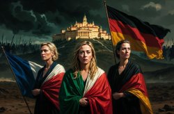 Women Saving Europe Meme Template