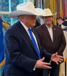 Trump Cowboy Hat Meme Template
