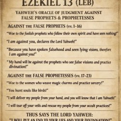 Ezekiel 13 (LEB) is not a vision and not a dream. IT is A SPOKEN Meme Template