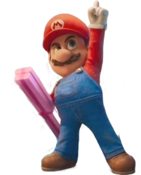 Mario Aura Farming Meme Template