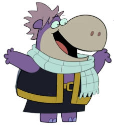 Peter Potamus as Natsu Dragneel Meme Template