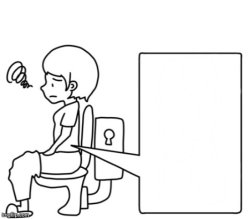 Bathroom Issues Meme Template