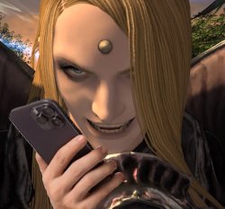 Zenos with Phone Meme Template