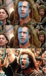 braveheart hold Meme Template