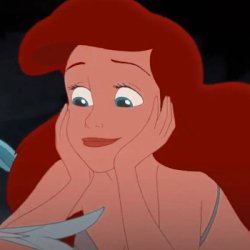 Cute Ariel Meme Template