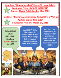 Failed Republican Alaska Oil Lease Auction Meme Template