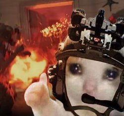 Alone and afraid Meme Template