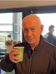 Netanyahu coffee Meme Template