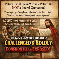 Peter’s use of Psalm 90:4 in 2 Peter 3:8 is NOT a verbatim recit Meme Template