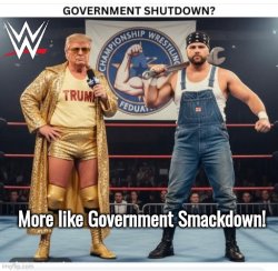 Trump & JD Vance wrestlers Meme Template