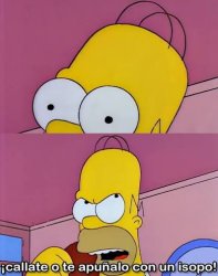 Callate o te apuñalo con un hisopo Meme Template