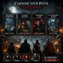 Multiplayer Choose Your Own Adventure Meme Template