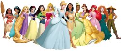 Group of Disney Princess  100 Years of Wonder Meme Template