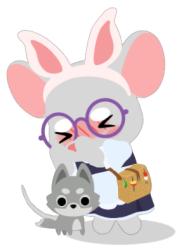 Alice Mousehead EMBARRASSED >:3 Meme Template