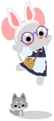 Alice Mousehead JUMPING Meme Template