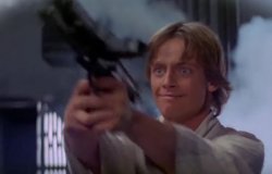 Luke Shooting Things Meme Template