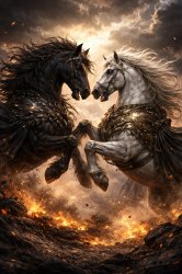 Horse Gladiators Meme Template