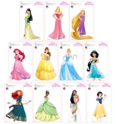 Tabletop Mini Princesses 11 Pack Cardboard Cutouts Meme Template