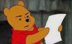 Pooh Reading Upset Meme Template