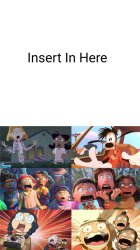 Who Scares At Penny, zoey and her Friends Meme Template