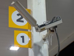 Frozen security camera Meme Template