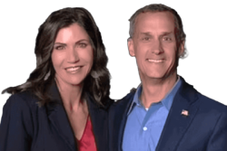 Kristi Noem and Corey Lewandowski Meme Template