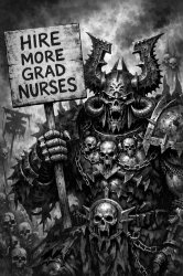 Healthcare in the grimdark Meme Template