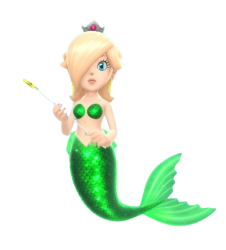 Mermaid Rosalina Meme Template