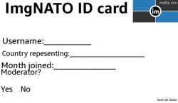 ImgNATO ID card Meme Template