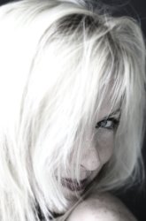 The One-Eyed Hair Girl Meme Template