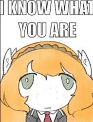 I know what you are Meme Template