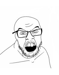 Angry Soyjack Meme Template