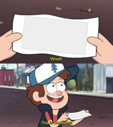 Gravity Falls, Useless meme Meme Template