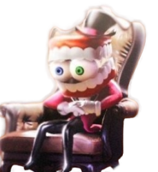 Caine's Crazy Throne Meme Template