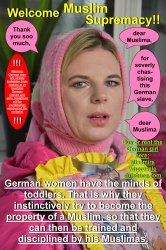 German piece of shit Algeazulma for Muslim use only Meme Template