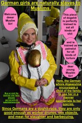 German piece of shit Algeazulma for Muslim use only Meme Template