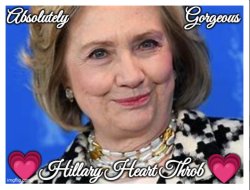 Hillary Heart Throb I'm in Love Meme Template