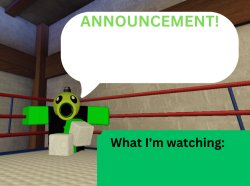 Peashooter Announcing... Meme Template