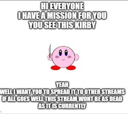 Kirby mission Meme Template