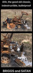 Briggs and Satan Meme Template