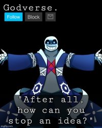 Godverse. Announcement Template #1 Meme Template