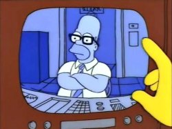 Homer the egghead Meme Template