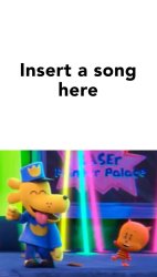 Dogman and lil Petey dance to what Meme Template